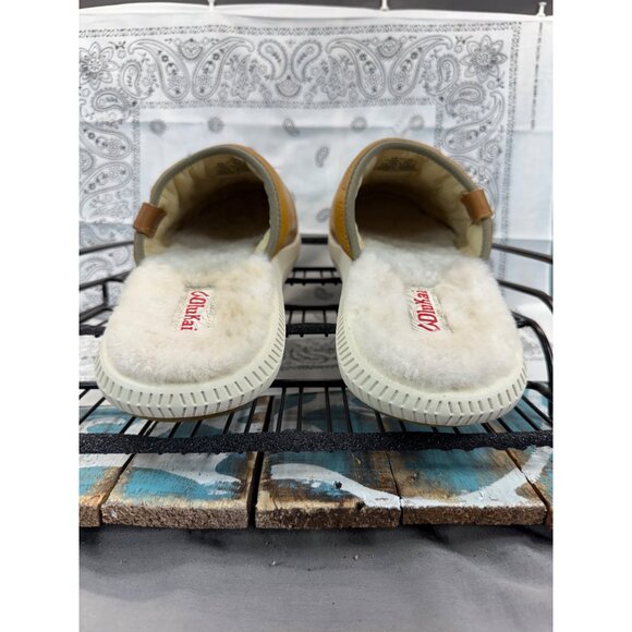 NEW Olukai Men\'s Slippers MUA ILI Slides Sandal Shoes Shearling Lined Size 42/9 main image 4